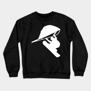 Snowboarder with kitewing Crewneck Sweatshirt